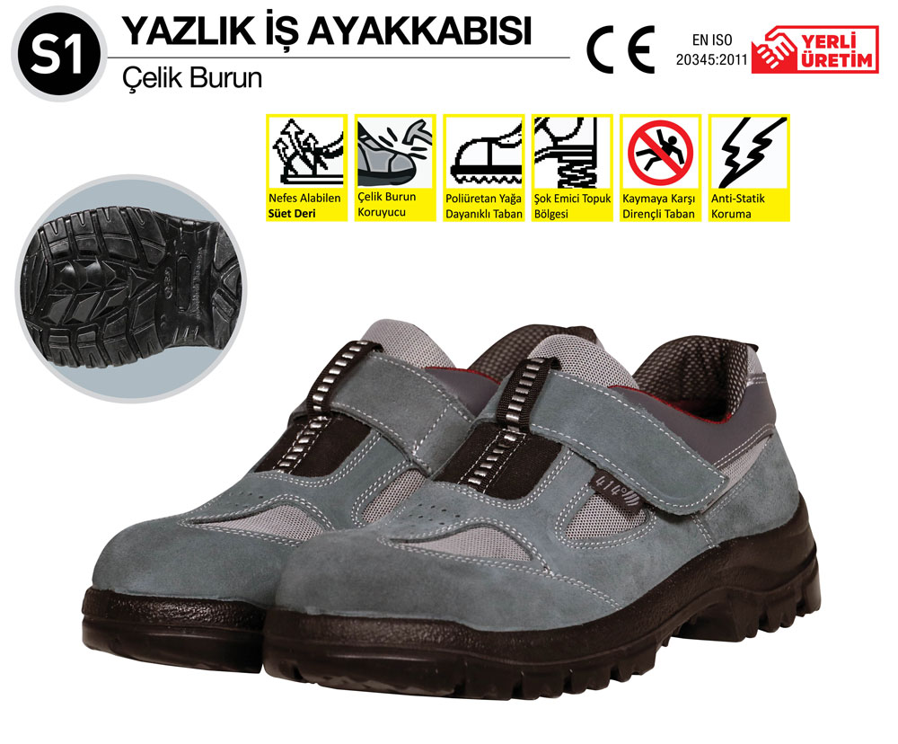 S1 YAZLIK İŞ AYAKKABISI NO:42