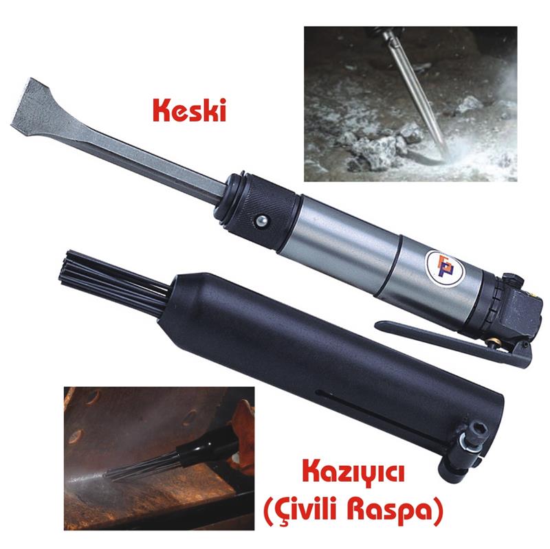 HAVALI KESKİ + KAZIYICI (ÇİVİLİ RASPA)