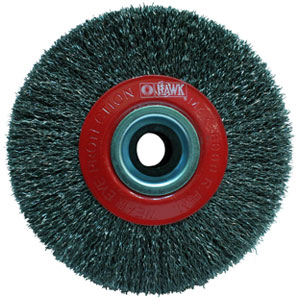 GRİ TELLİ DAİRE FIRÇA 200x25 mm