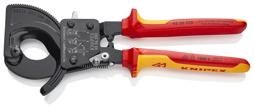CIRCIR MEKANİZMALI KABLO MAKASI 250 mm 