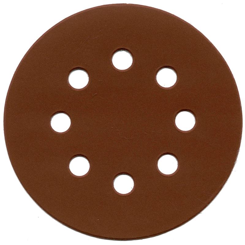 ALÜMİNYUM OKSİT CIRTLI 8 DELİKLİ DİSK ZIMPARA 125 mm 60 KUM