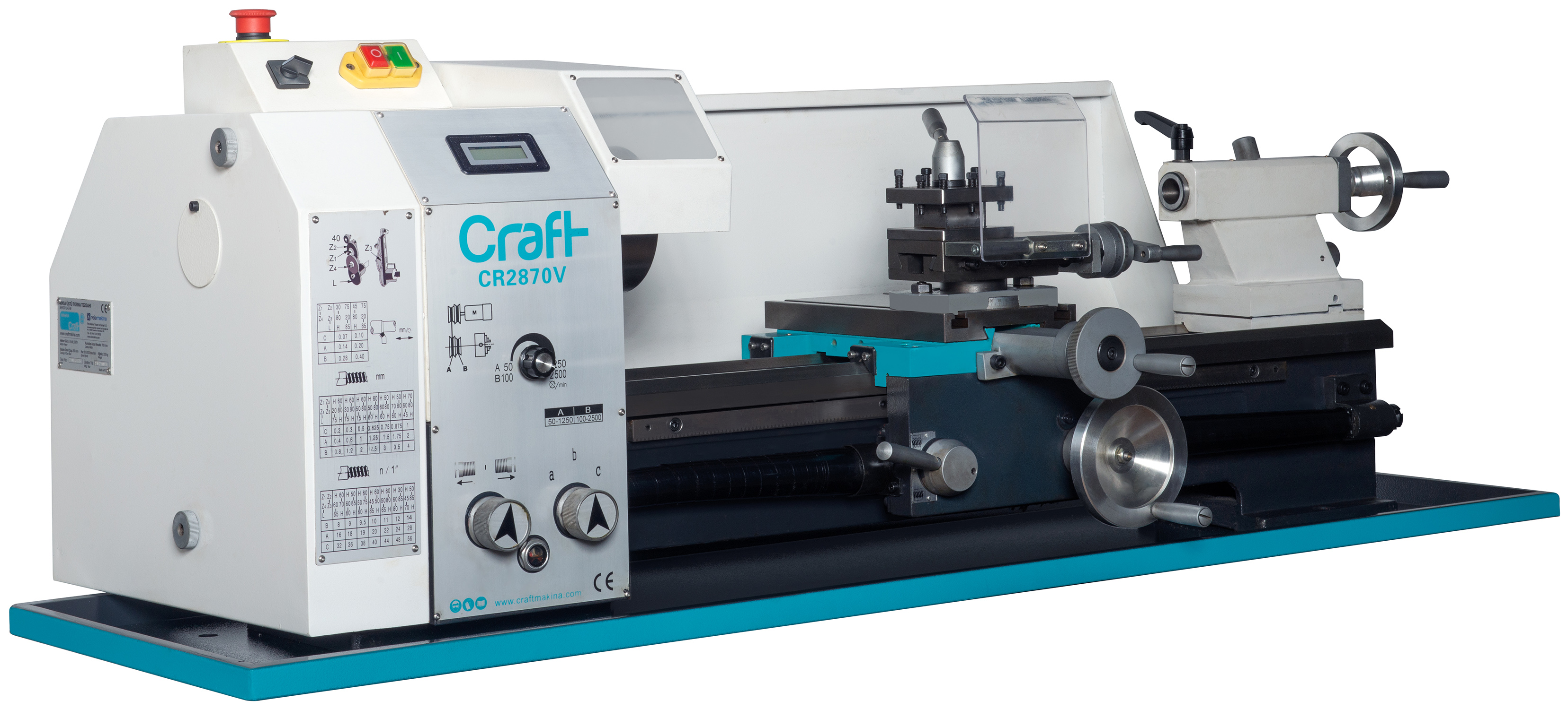 CR2870V Benchtop Lathe Machine