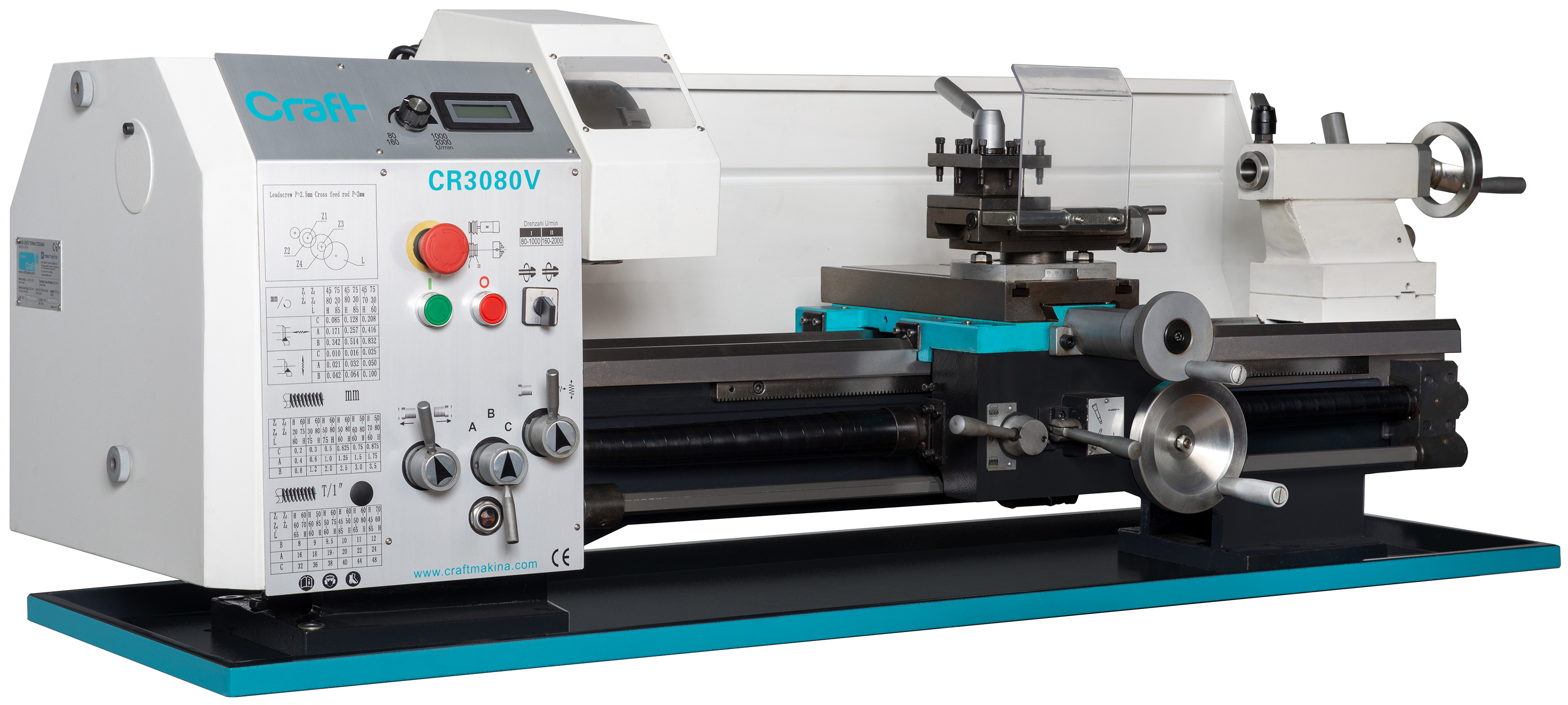 CR3080V Benchtop Lathe Machine