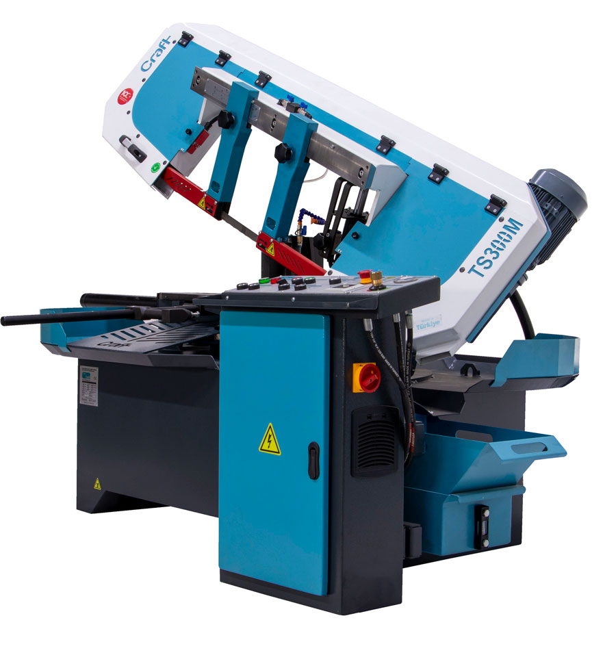 TS300M Semi-Automatic Bandsaw Machine (Miter Cutting)