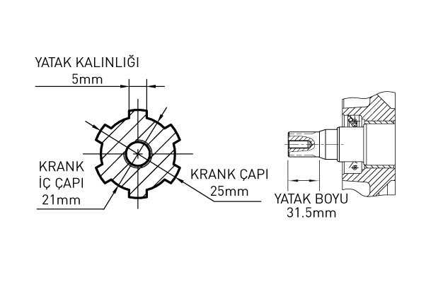 DİZEL MOTOR 7 hp