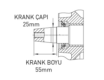 DİZEL MOTOR 7 hp