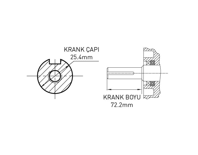 BENZİNLİ MOTOR 22 hp