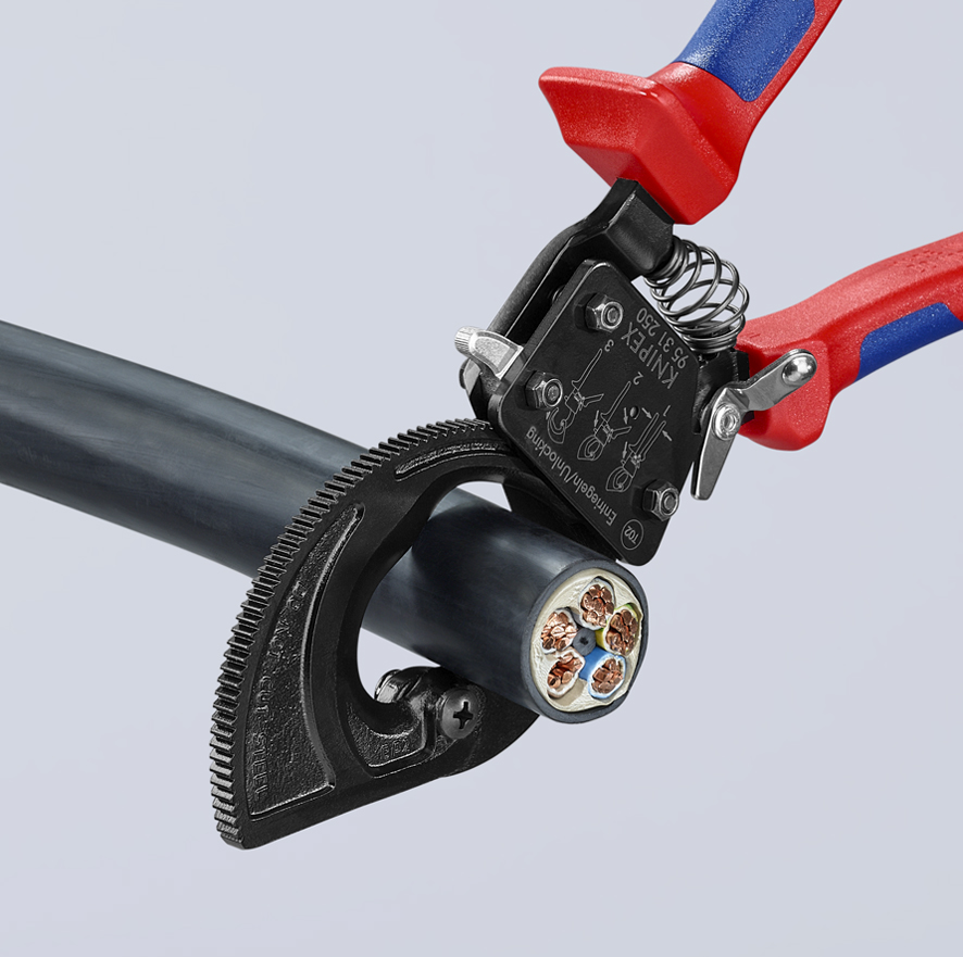 CIRCIR MEKANİZMALI KABLO MAKASI 250 mm 