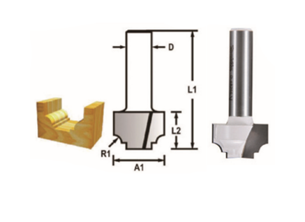 FREZE BIÇAĞI 8x19 mm