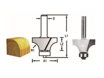 FREZE BIÇAĞI 6x25.4 mm