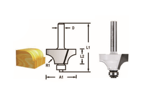 FREZE BIÇAĞI 8x22.2 mm