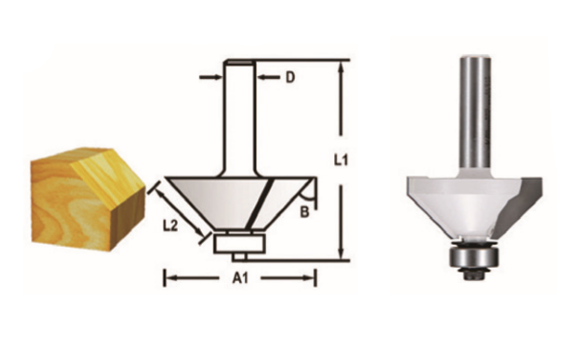 FREZE BIÇAĞI 6x25.4 mm