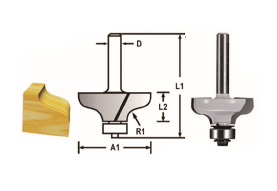 FREZE BIÇAĞI 8x31.8 mm