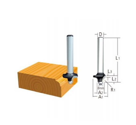 FREZE BIÇAĞI 6x26 mm