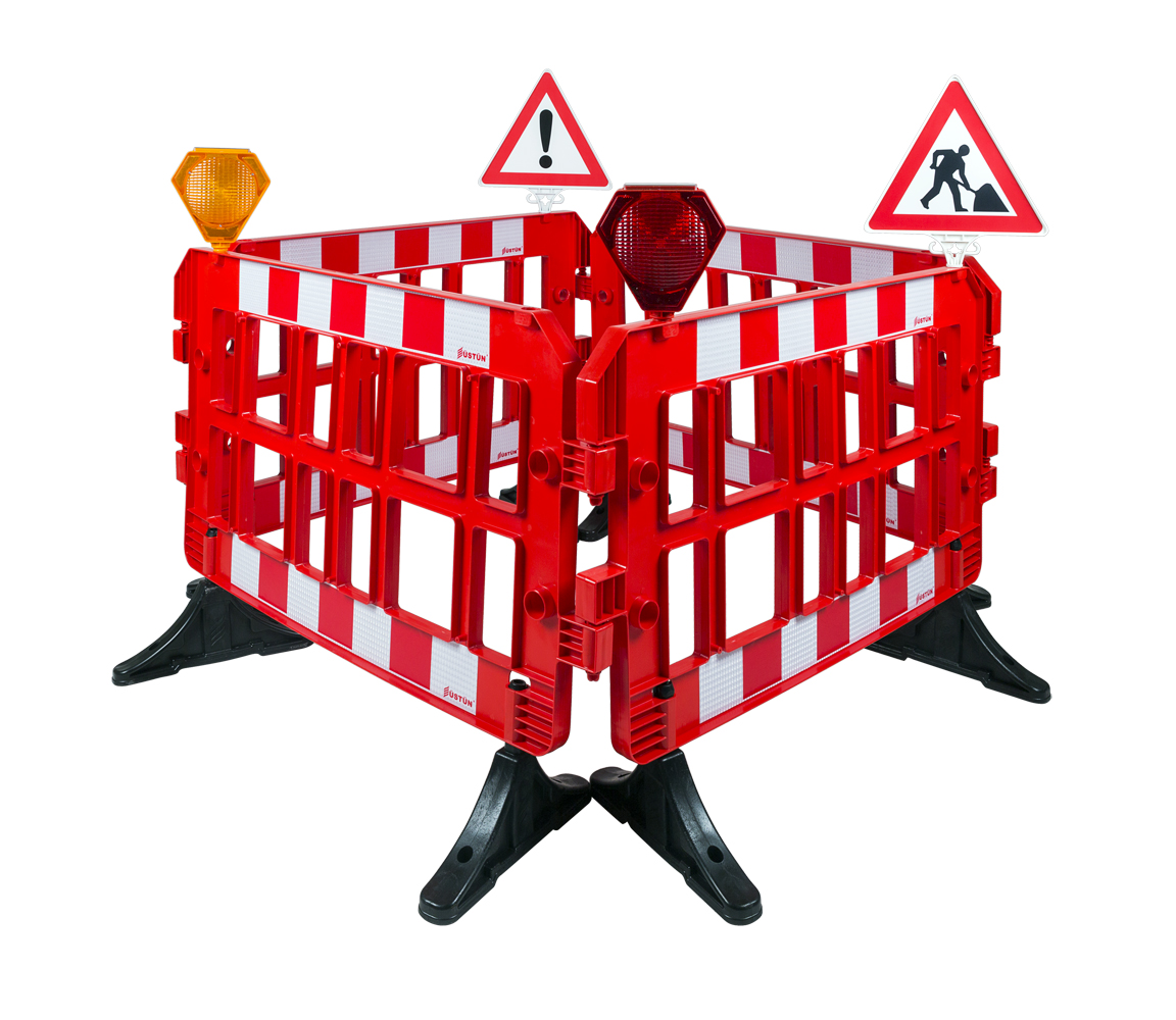PLASTİK TRAFİK BARİYERİ 100x150x50 mm