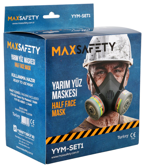 YARIM YÜZ MASKESİ SETİ YYM - 100+YYF - 110